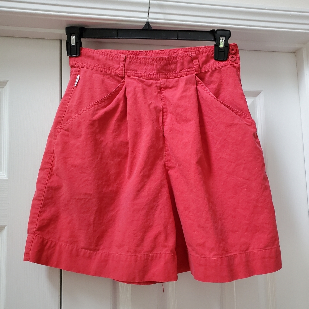 Vintage Esprit High Waisted Pink Culottes Shorts 11/12